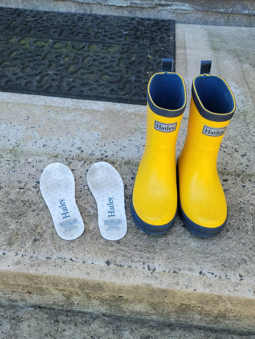 Hatley Yellow Rain Boots 11 Toddler